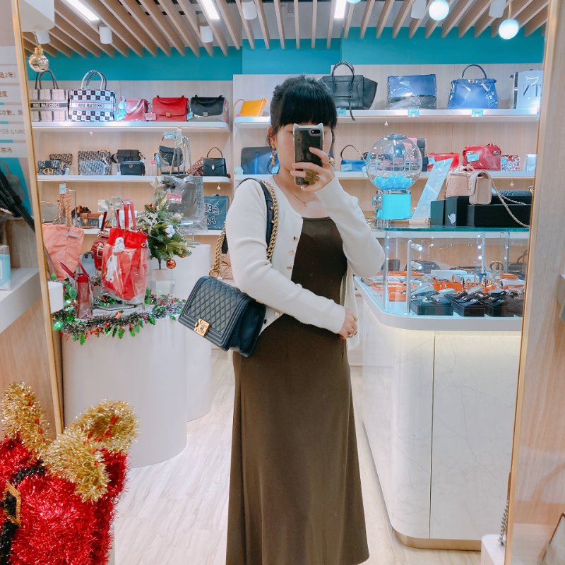 MS0436 Chanel 香奈兒 男孩 中號 魚子醬 荔枝紋 牛皮 軍藍色 金扣 Boy Medium Caviar Navy x GHW-15