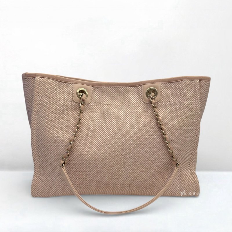 CHANEL包包 DUSTBAG粉色中號沙灘包-3