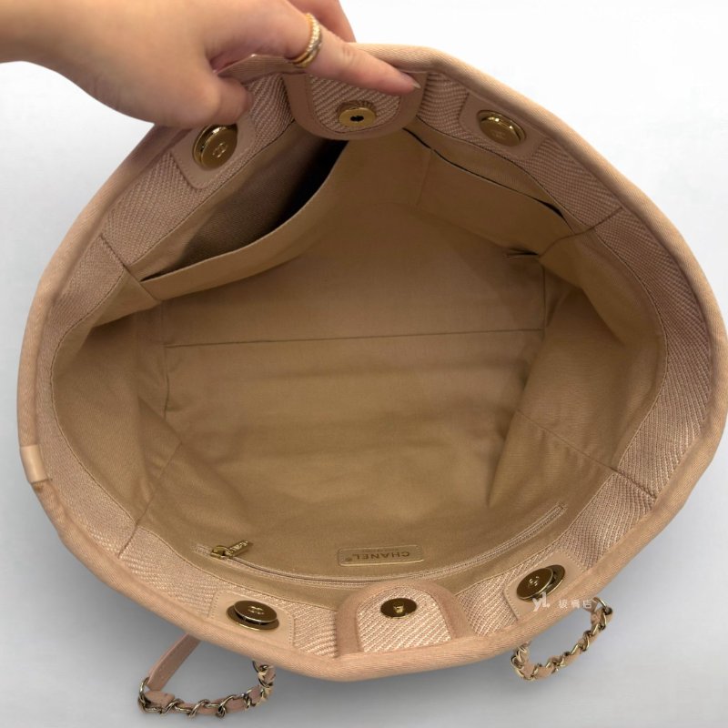 CHANEL包包 DUSTBAG粉色中號沙灘包-4