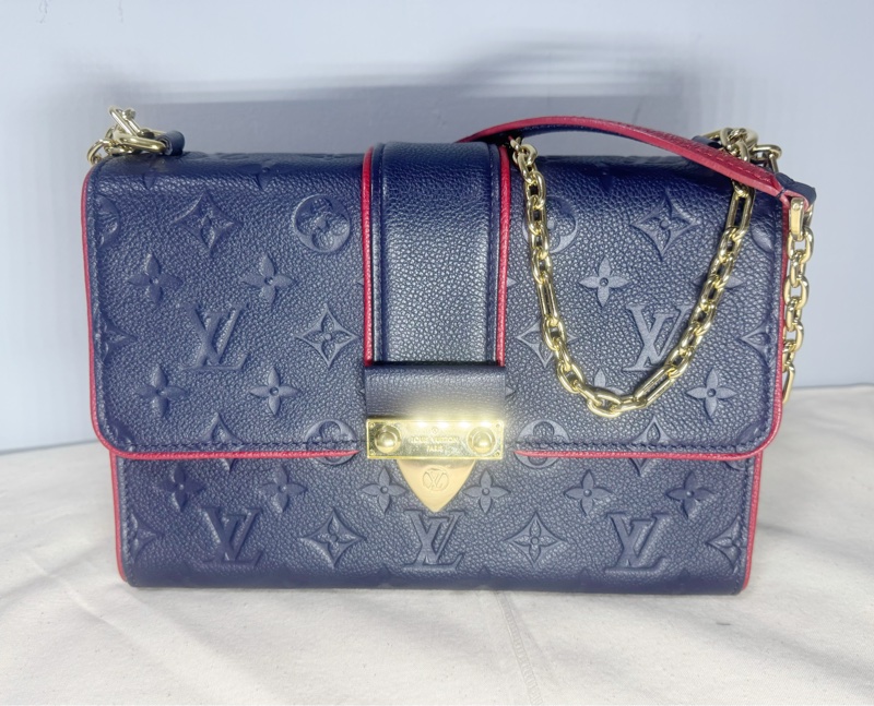 LV LOUIS VUITTON Saint Sulpice 金扣肩背包-0