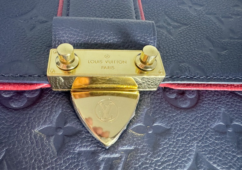 LV LOUIS VUITTON Saint Sulpice 金扣肩背包-7