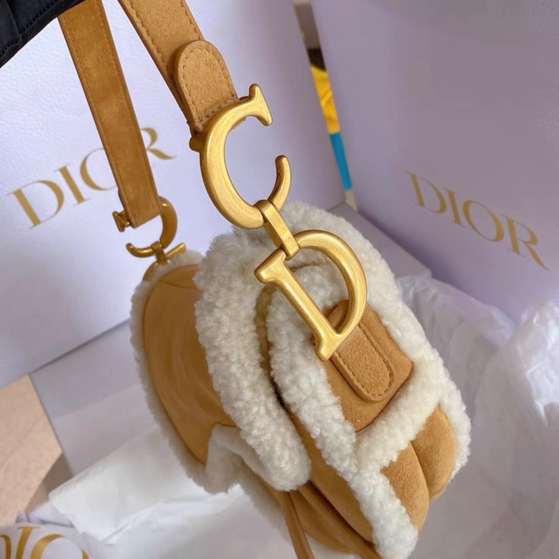 迪奧 Dior 限量泰迪馬鞍包中號,專櫃近40000購入, 99新, 卡袋齊全-2
