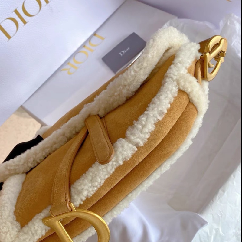 迪奧 Dior 限量泰迪馬鞍包中號,專櫃近40000購入, 99新, 卡袋齊全-8