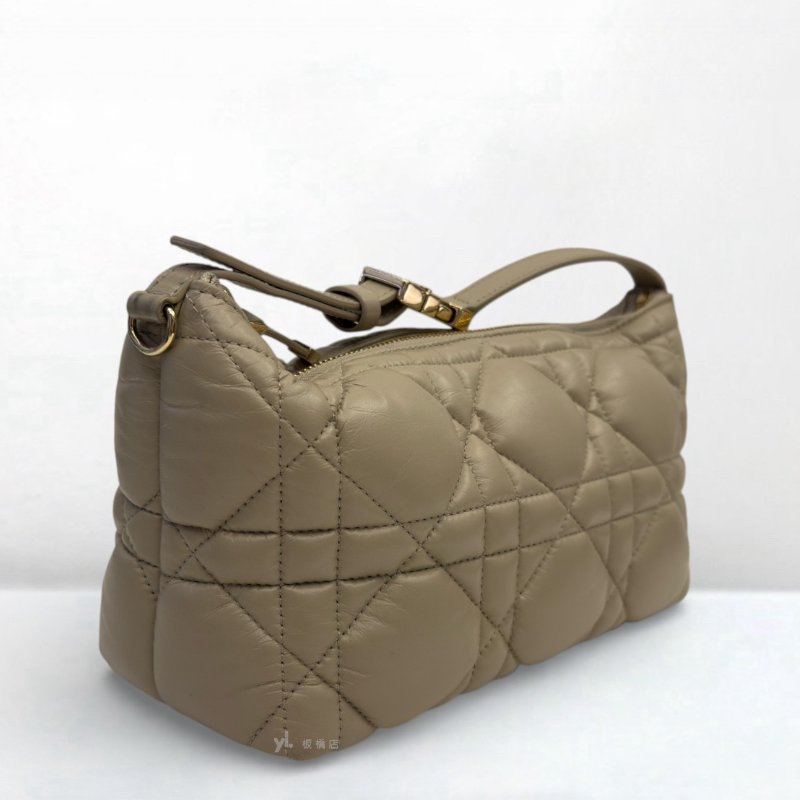 DIOR包包 Travel Nomad大籐格紋裸色小牛皮中型手拿包S5554OMIG_M900-1