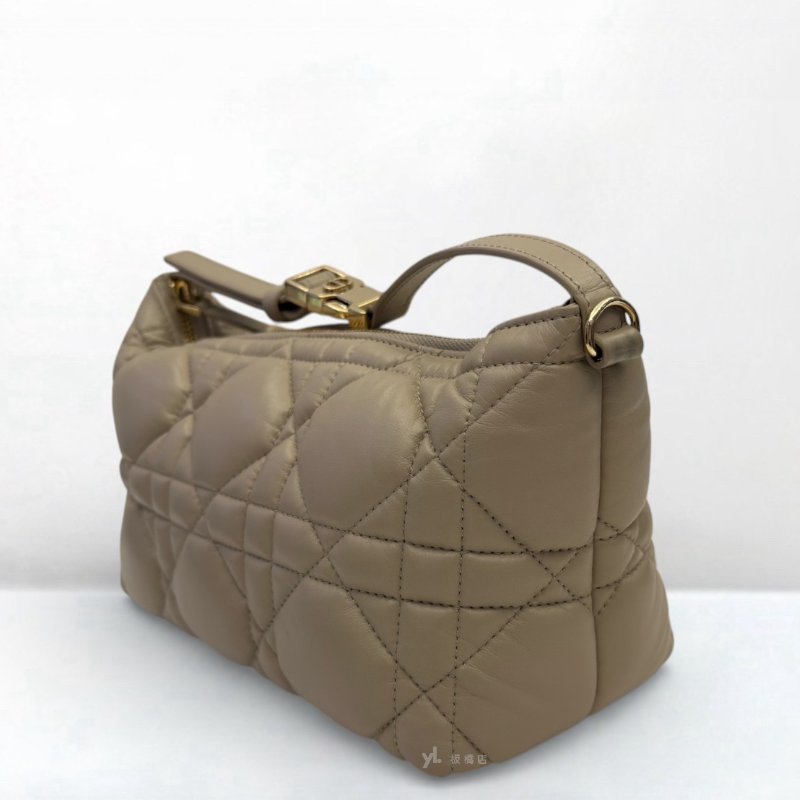 DIOR包包 Travel Nomad大籐格紋裸色小牛皮中型手拿包S5554OMIG_M900-2