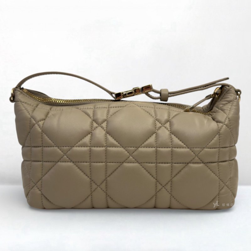 DIOR包包 Travel Nomad大籐格紋裸色小牛皮中型手拿包S5554OMIG_M900-3