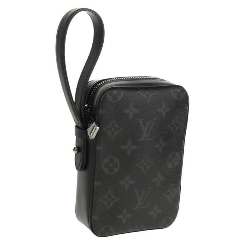 【日本直送】路易威登 Monogram Eclipse Box 手拿包 M61872 LV 正品 157933M-0