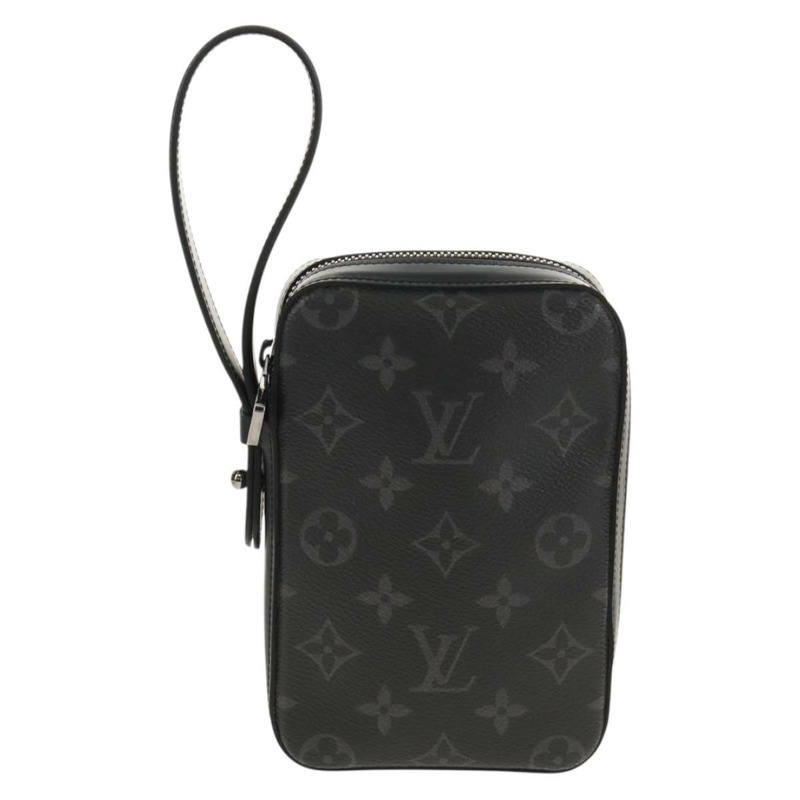 【日本直送】路易威登 Monogram Eclipse Box 手拿包 M61872 LV 正品 157933M-12