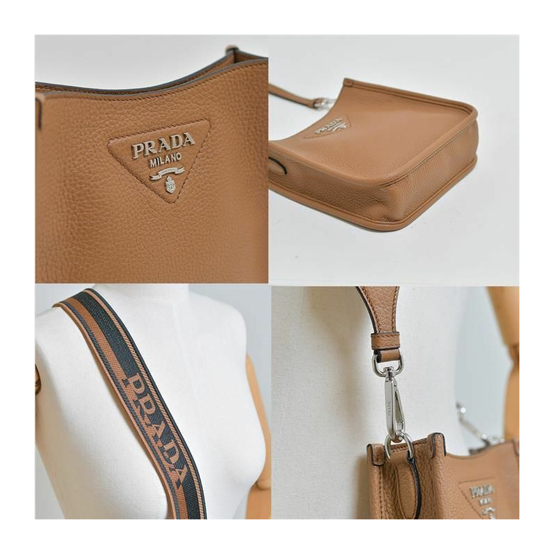 PRADA 皮革小號肩背包 1BH191 2DKV-6