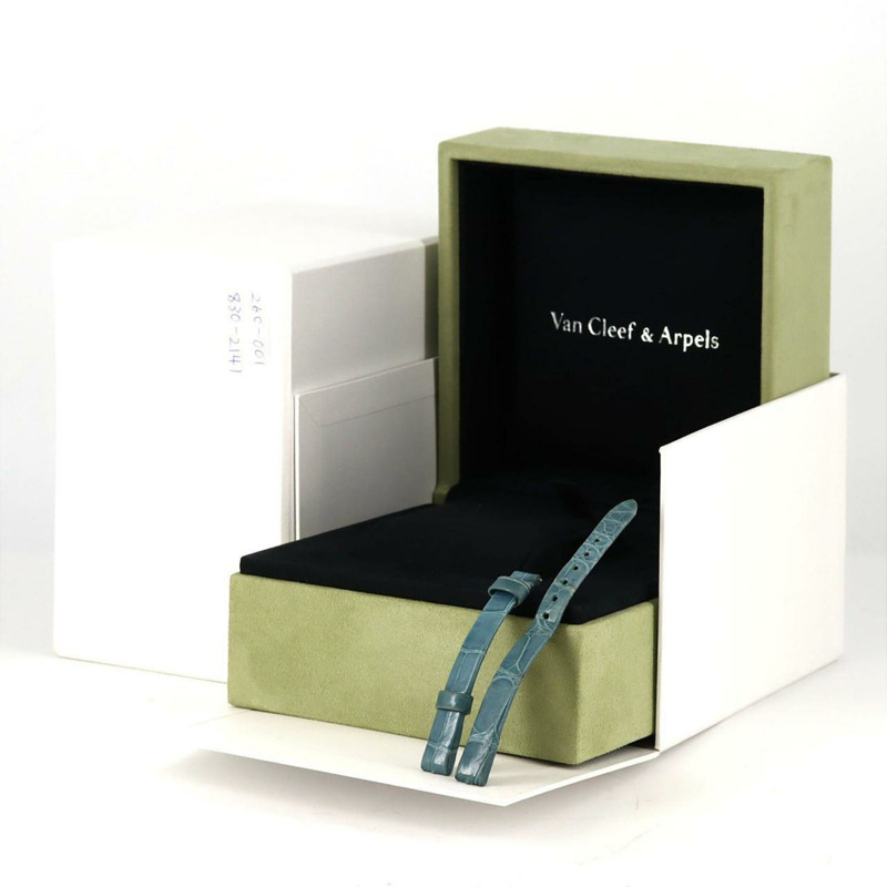 梵克雅寶 Sweet Alhambra YG 1386240 VCARPBEH00 石英腕錶-6