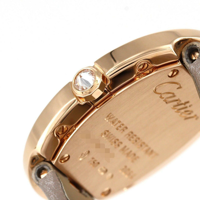 卡地亞 Baignoire SM PG D WB520004 PG/RG 石英錶-2