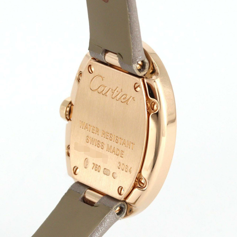 卡地亞 Baignoire SM PG D WB520004 PG/RG 石英錶-5