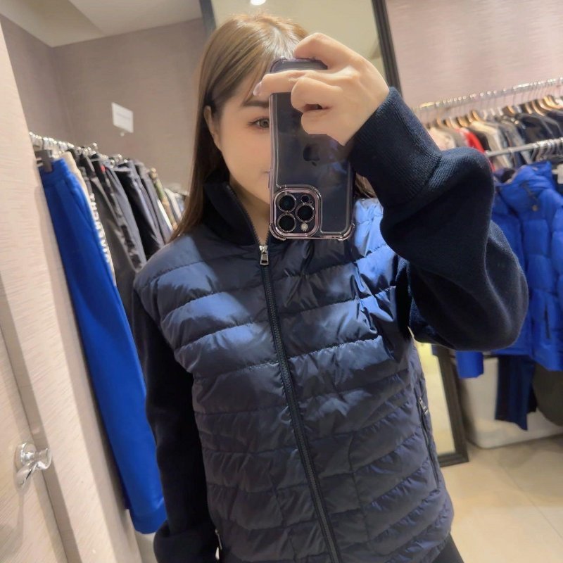 💎Han's house精品服飾💎 moncler 羊毛 拼接 羽絨 外套-2