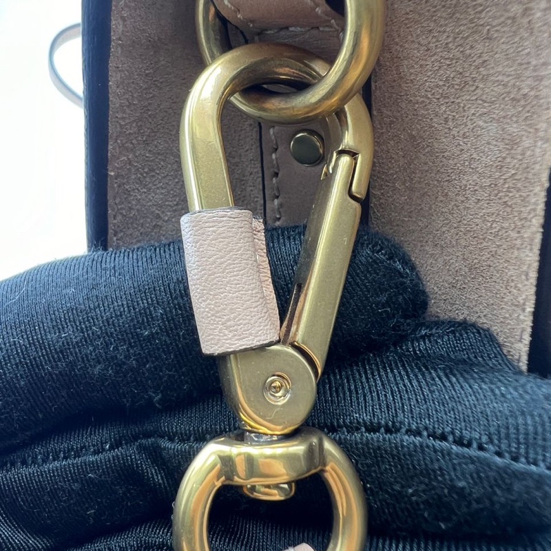 賽琳米色手提單肩包-2