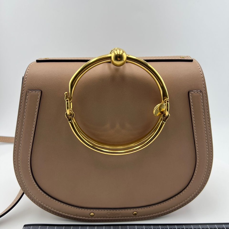 賽琳米色手提單肩包-7