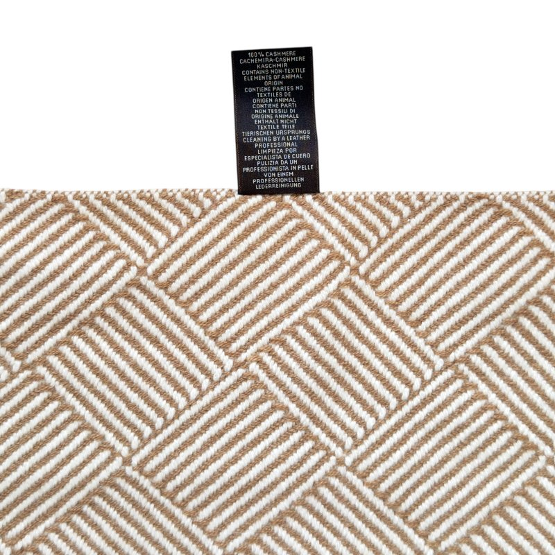 HERMES Tile Weave 純羊絨 圍巾-6