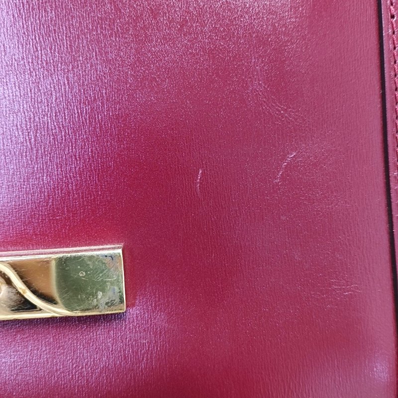 LOUIS VUITTON DAUPHINE中號紅色牛皮達芙妮單肩包斜挎包金色五金2條可拆卸肩帶-9