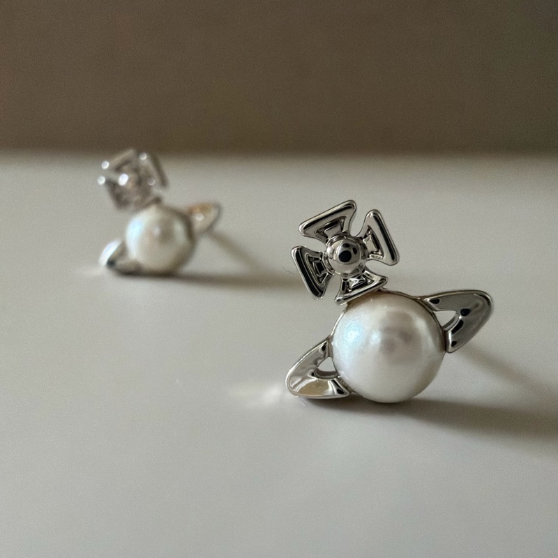 Vivienne Westwood🪐 珍珠耳環balbina earrings-3