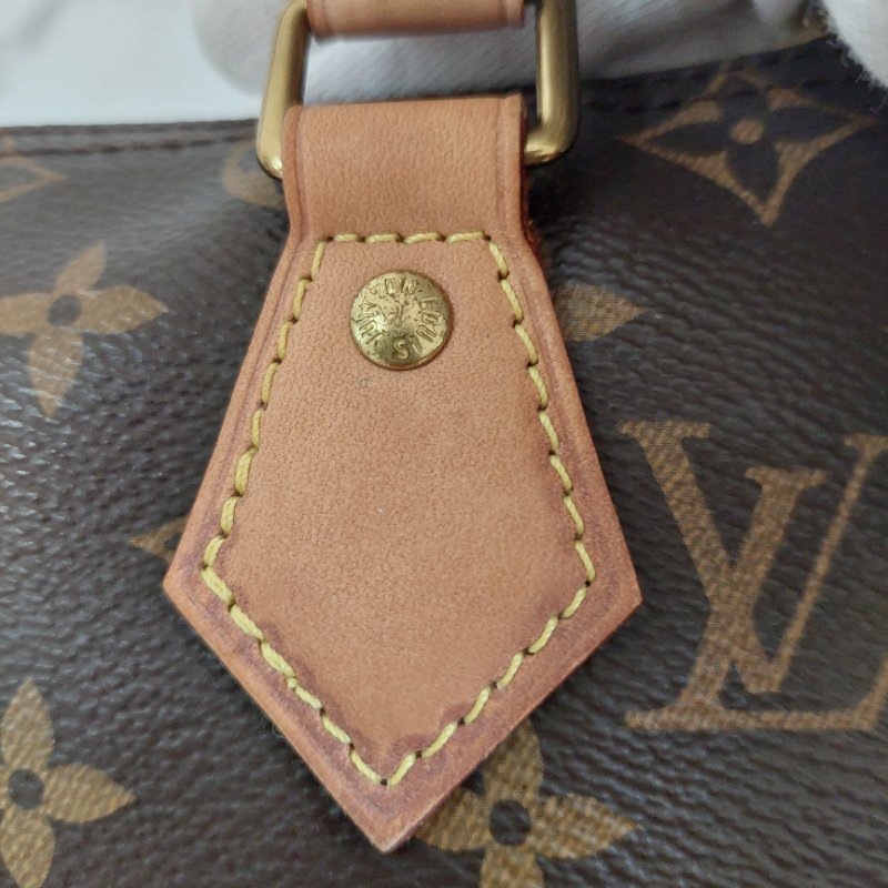 LV 🎀現品拍照🎀speedy25cm (有背帶款) 荖花波士頓包~二手-49