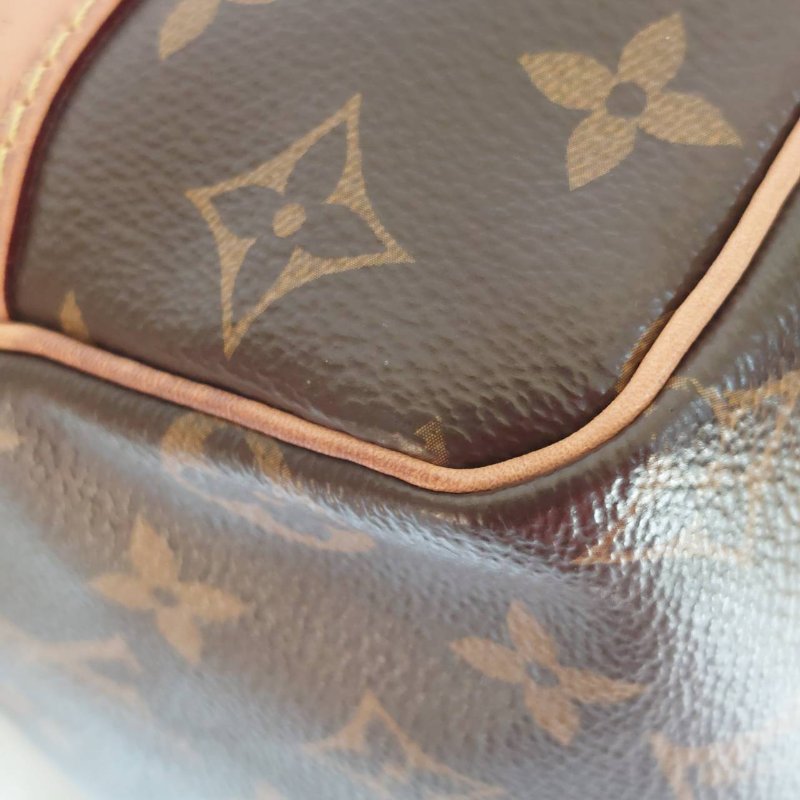 LV 🎀現品拍照🎀speedy25cm (有背帶款) 荖花波士頓包~二手-61