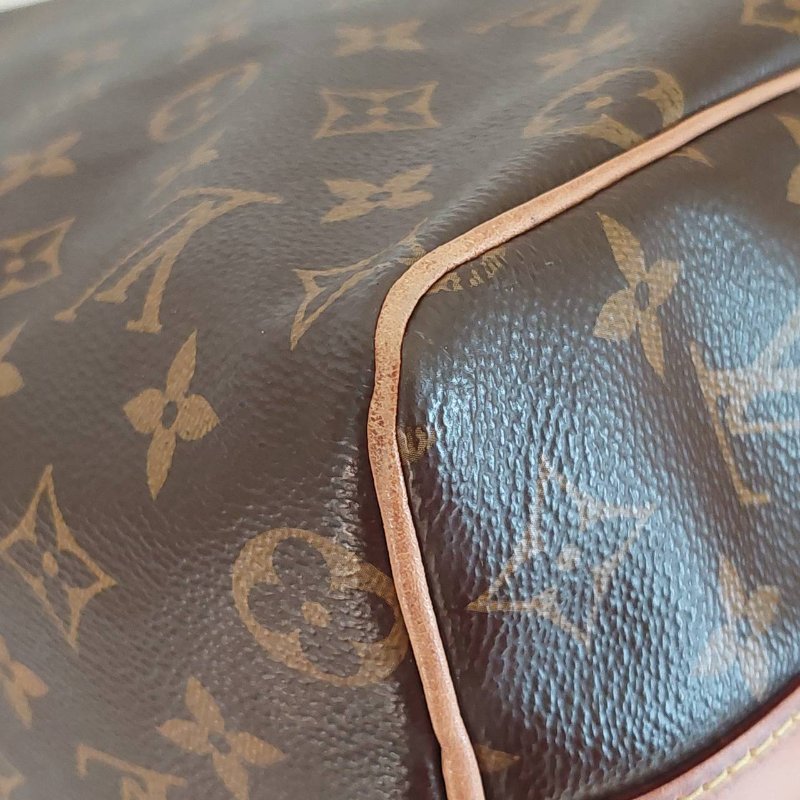 LV 🎀現品拍照🎀speedy25cm (有背帶款) 荖花波士頓包~二手-62