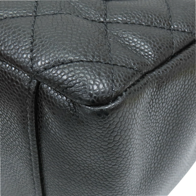 黑色 荔枝紋 牛皮 GST 手提包 A50995 (無卡)【CHANEL 香奈兒】 A50995-15