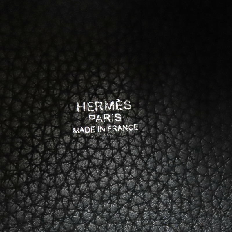 黑色 TC牛皮 Picotin Lock 18 手提包 Y刻 銀扣【HERMES 愛馬仕】-6