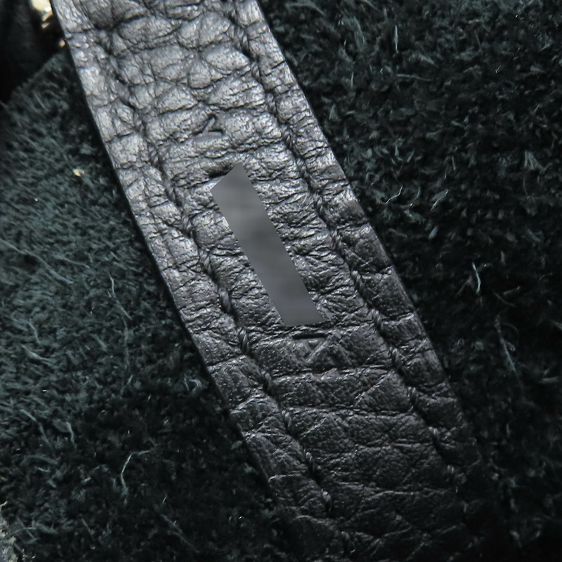 黑色 TC牛皮 Picotin Lock 18 手提包 Y刻 銀扣【HERMES 愛馬仕】-7