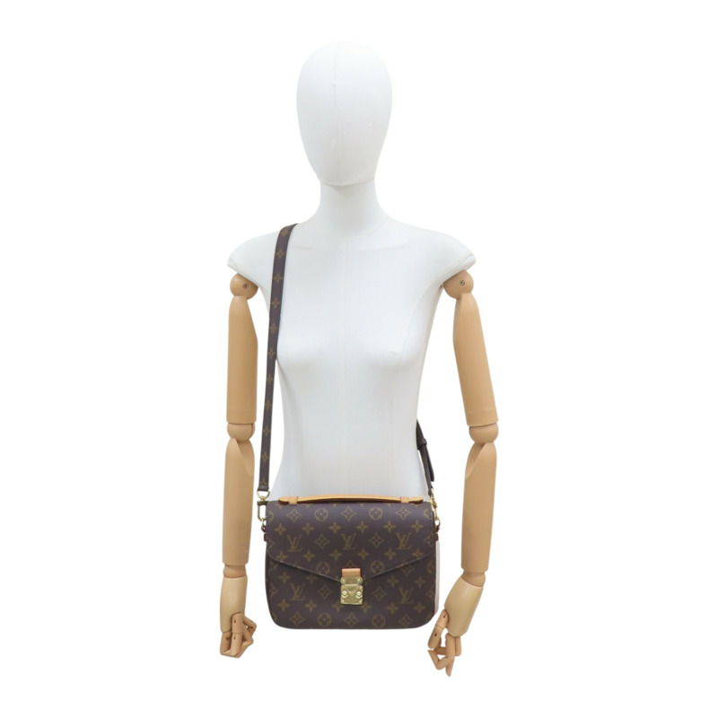 棕色 原花帆布 Pochette Metis 肩背包 M44875【LOUIS VUITTON LV 路易威登】 M44875-14
