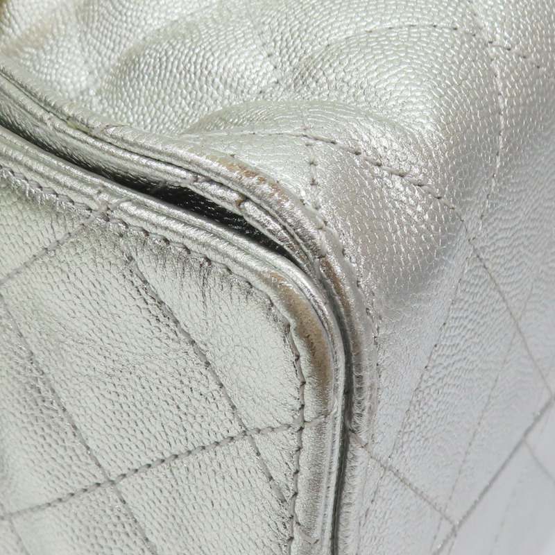 銀色 荔枝紋 牛皮 25 BAG 小型包 肩背包 AS5293【CHANEL 香奈兒】 AS5293-14