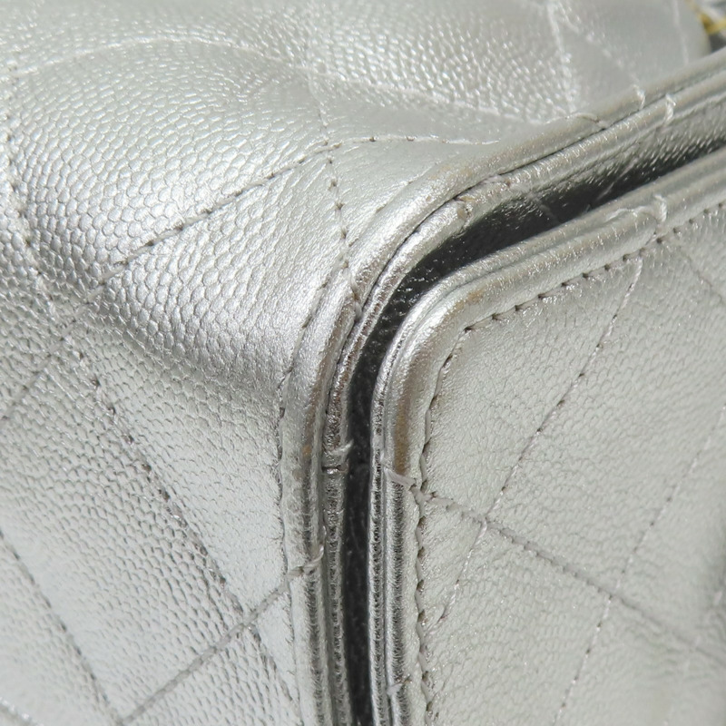 銀色 荔枝紋 牛皮 25 BAG 小型包 肩背包 AS5293【CHANEL 香奈兒】 AS5293-15