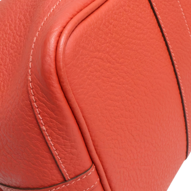 紅色 Negonda牛皮 Garden party 36 手提包 銀扣 R刻【HERMES 愛馬仕】-9