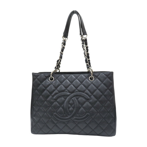 黑色 荔枝紋牛皮 GST 手提包 A50995【CHANEL 香奈兒】 A50995