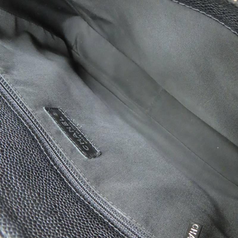 黑色 荔枝紋牛皮 GST 手提包 A50995【CHANEL 香奈兒】 A50995-4