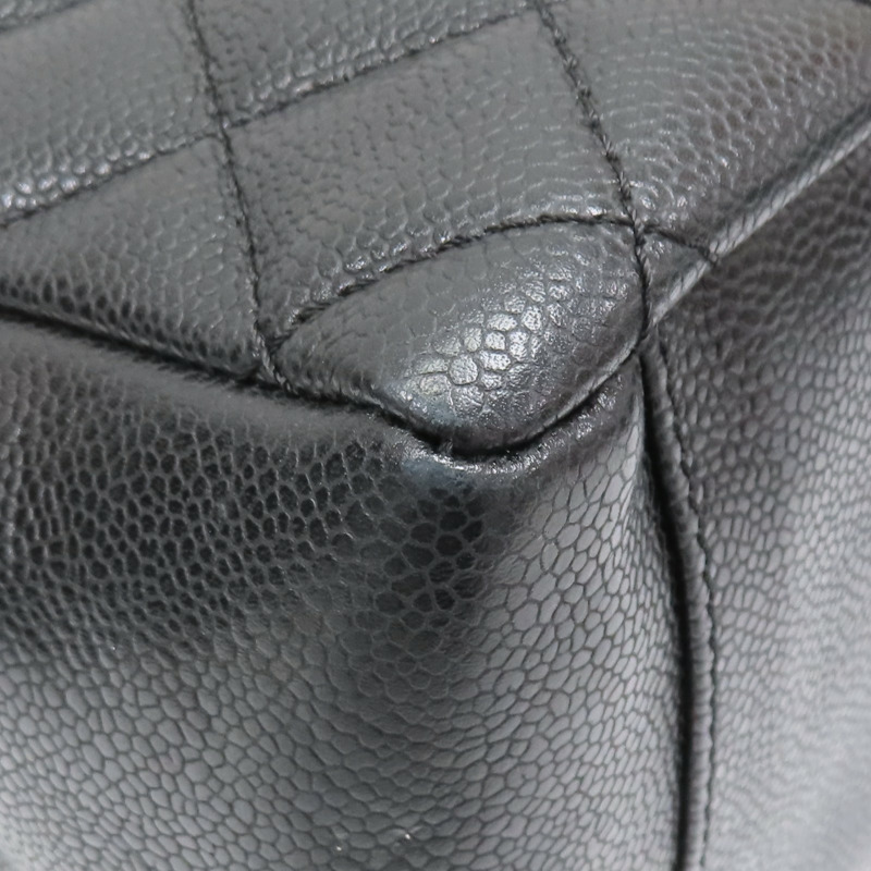 黑色 荔枝紋牛皮 GST 手提包 A50995【CHANEL 香奈兒】 A50995-17