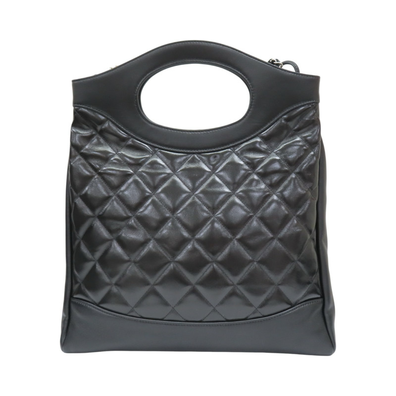 黑色 菱格紋 羊皮 31 Bag 手提包【CHANEL 香奈兒】-1