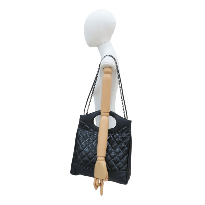 黑色 菱格紋 羊皮 31 Bag 手提包【CHANEL 香奈兒】-13