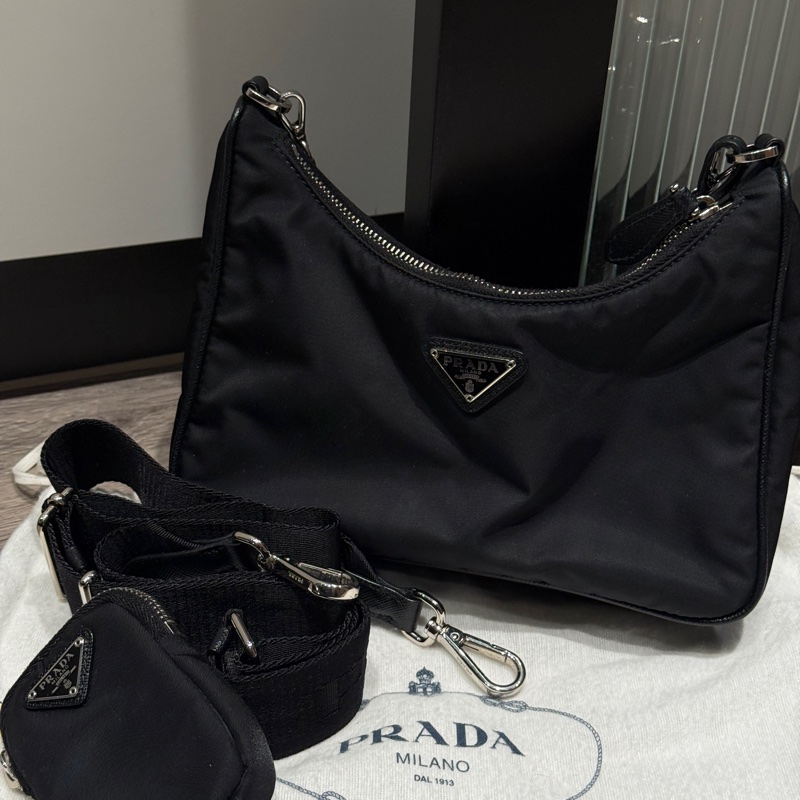 Prada三合一尼龍包-5