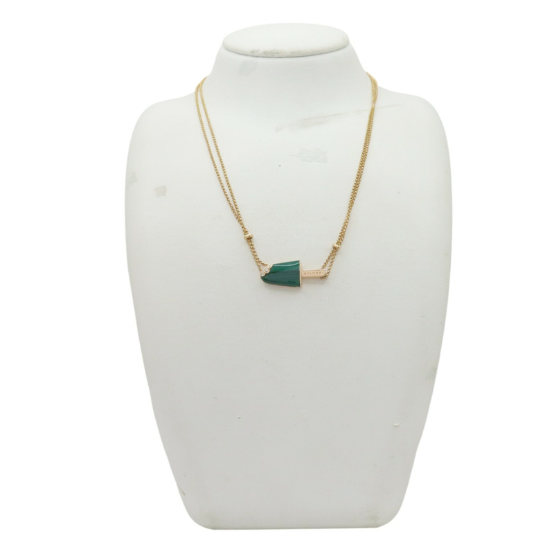18K玫瑰金 孔雀石綠 鑽石 BVLGARI BVLGARI Gelati 項鍊【BVLGARI 寶格麗】 356186-10