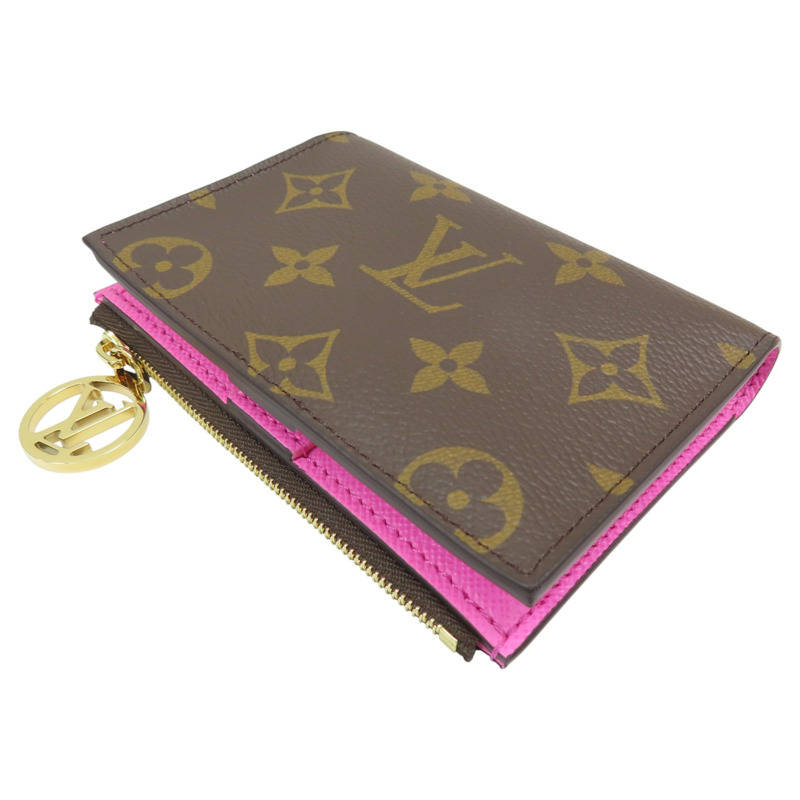 棕色 原花帆布 Lisa 金扣 兩折短夾 M82383【LOUIS VUITTON LV 路易威登】 M82383-3