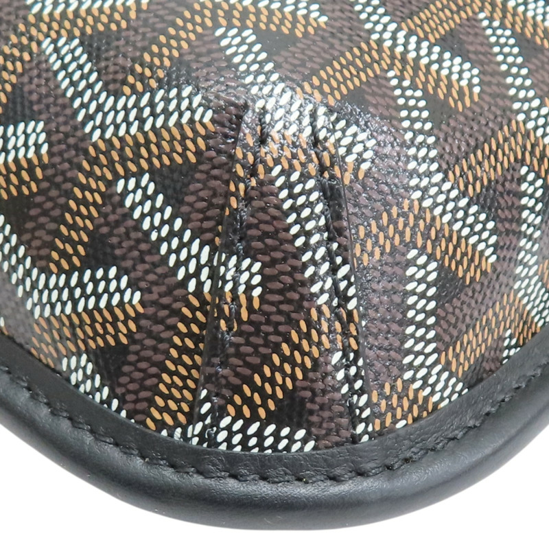 黑色 經典花紋 Goyardine帆布 Coursier 斜背包 肩背包【GOYARD 高雅德】 COURSIMMLTY01CL03P-10