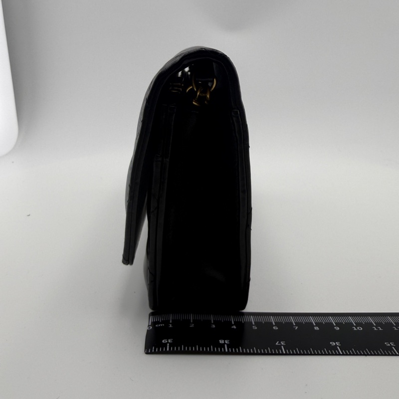 香奈兒黑金 Woc 單肩斜挎包-2