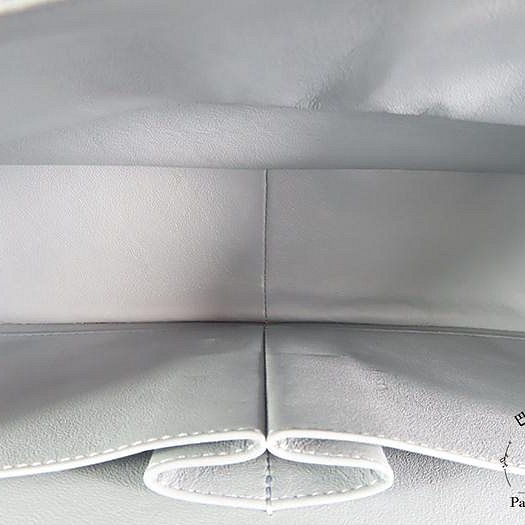 【巴黎站二手名牌專賣店】*現貨*CHANEL香奈兒真品*灰色菱格紋荔枝皮革JUMBO銀雙C 斜背肩背鍊包-3