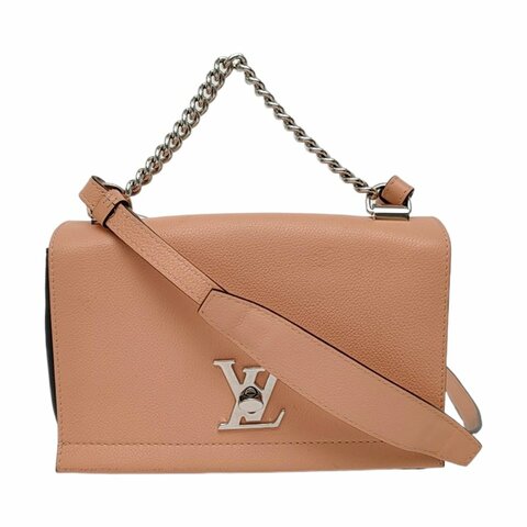 LOUIS VUITTON LOCKME BB 多色牛皮單肩包手提包斜挎包銀色五金可拆卸肩帶