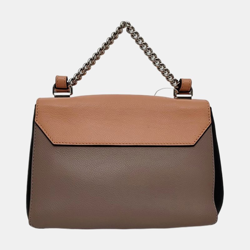 LOUIS VUITTON LOCKME BB 多色牛皮單肩包手提包斜挎包銀色五金可拆卸肩帶-4