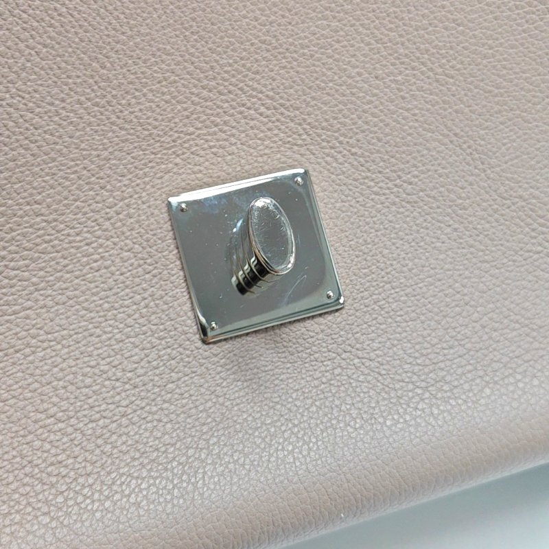 LOUIS VUITTON LOCKME BB 多色牛皮單肩包手提包斜挎包銀色五金可拆卸肩帶-10