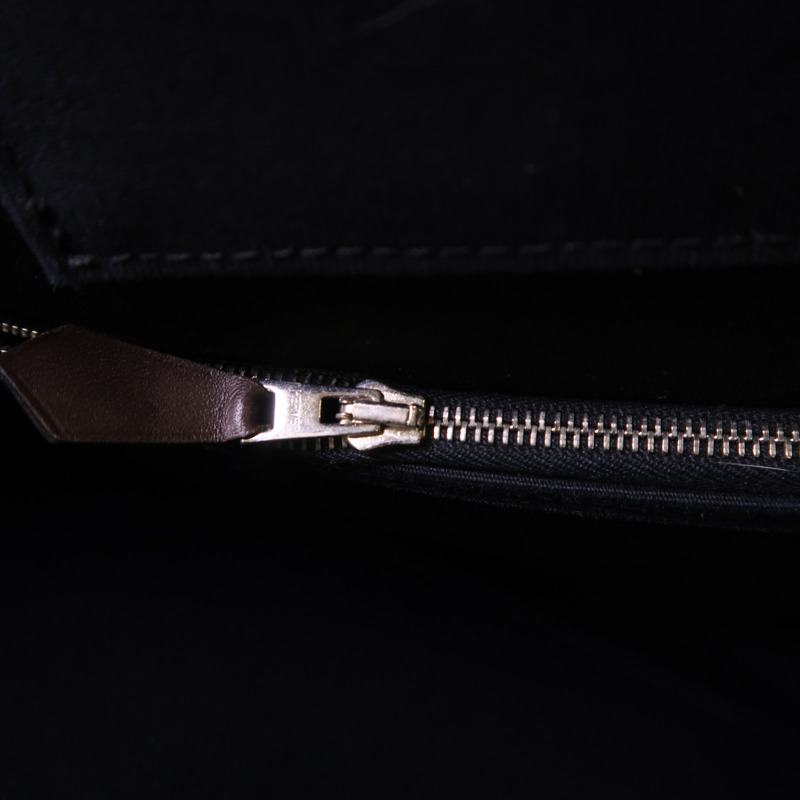 HERMES 帆布Cabag銀扣手挽肩背兩用袋-15