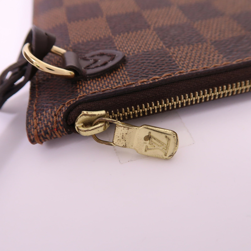LOUIS VUITTON Damier Neverfull MM金扣肩背袋/手挽袋-18