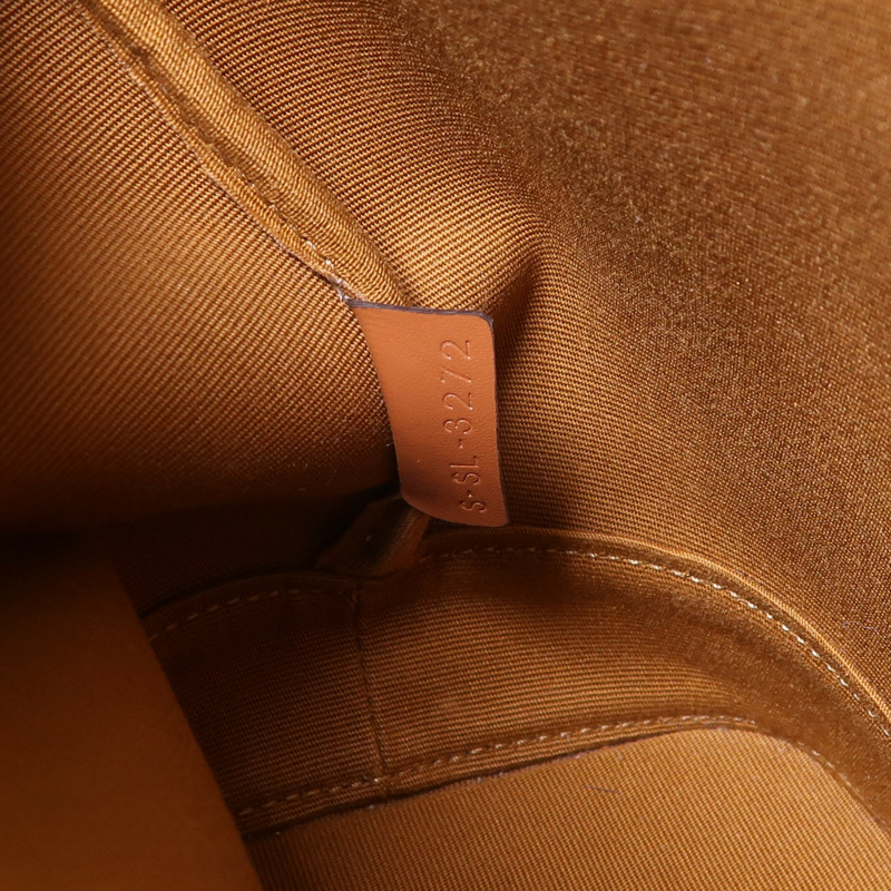 CELINE 塗層帆布Triomphe Small Bucket Bag金扣肩背袋-6