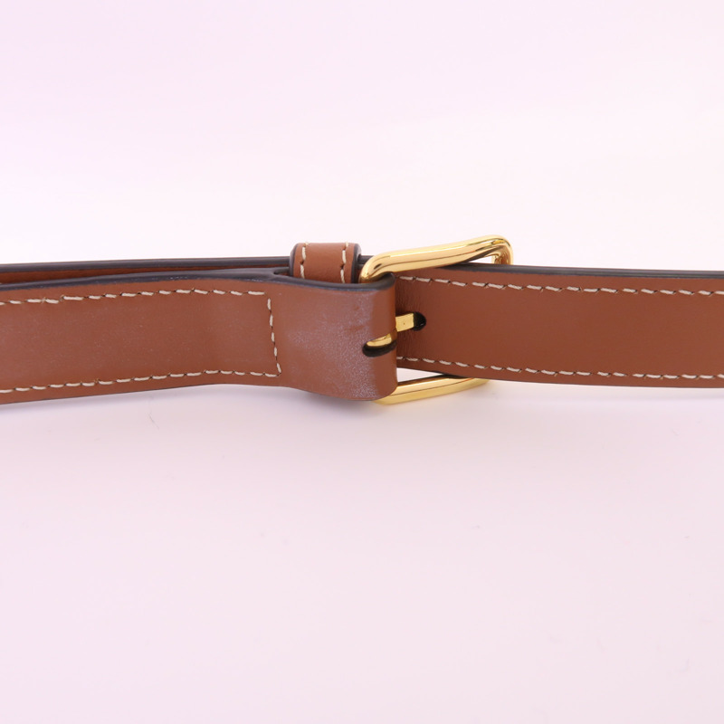 CELINE 塗層帆布Triomphe Small Bucket Bag金扣肩背袋-14